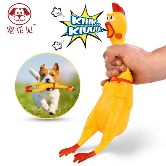 Screaming Chicken Squeeze Sound Toy for Dogs