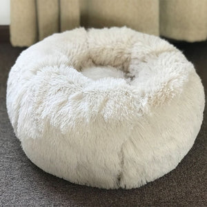 Round Plush pet Bed