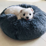 Round Plush pet Bed