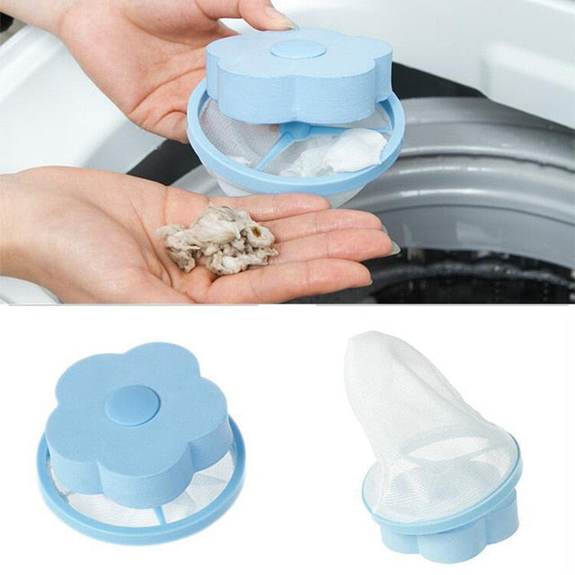 6-Pack Floating Pet Hair Catcher Balls For Washing Machines - Lint & Fur Remover Filters