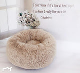 Round Plush pet Bed